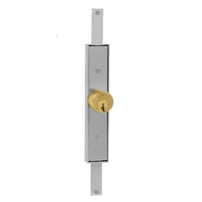 Dagaanbieding Serratura 1.8301 Viro per cancelletto estensibile, dimensioni 140x26,2 mm, altezza cassa 15,8 mm