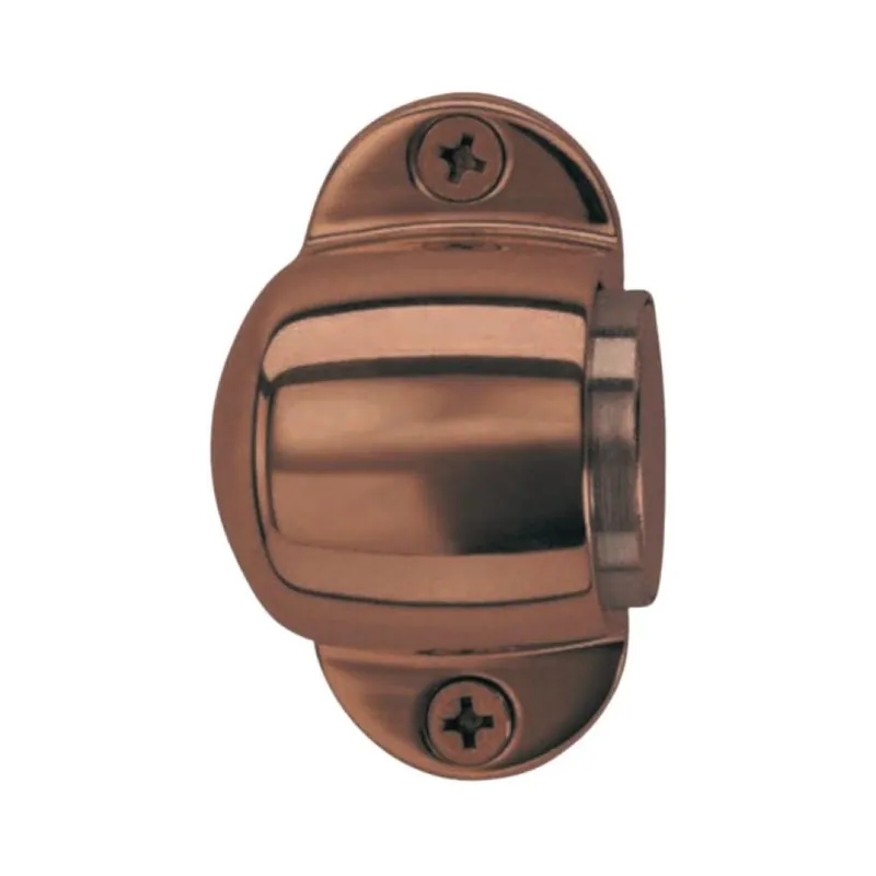 Fermaporta magnetico L193 Valli Valli per interni, dimensione 54x31x34 mm, gommino diametro 22 mm, Ottone finitura Anticato Koopje