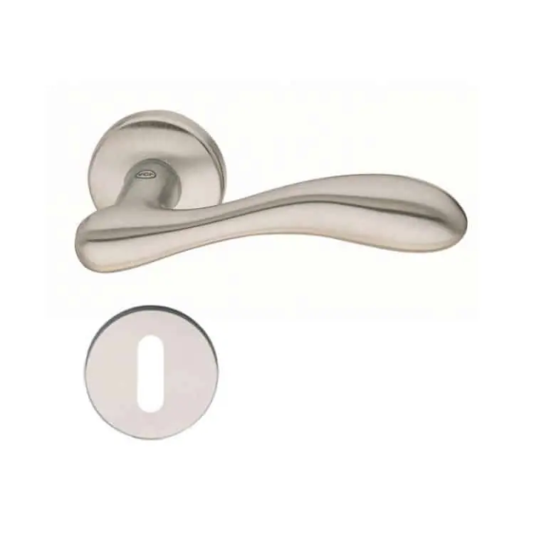 Valli & Valli serie H 1003 Croco Maniglia per porta interna rosetta bocchetta foro normale Cromo Satinato Snelle Levering
