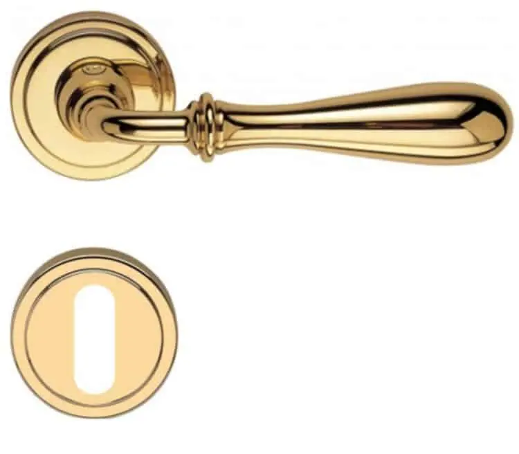 Valli & Valli serie H 1004 Antares Maniglia per porta interna rosetta bocchetta normale Oro lucido Speciale Aanbieding