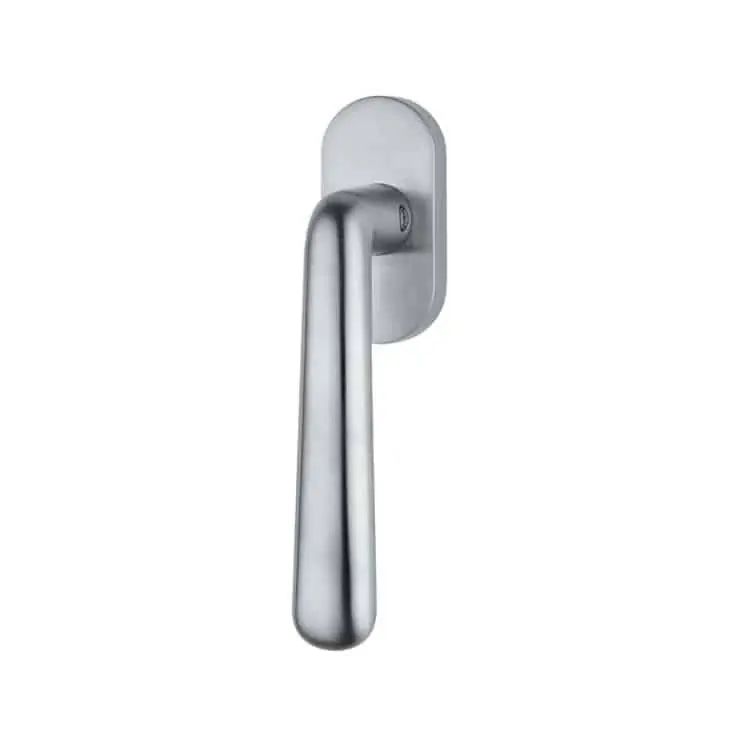 Aanbieding Maniglia martellina Dk H417F RS-41 Indigo Valli per serramento, rosetta ovale 70x32 mm, Zama finitura Cromo Satinato