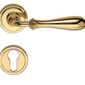 Koopje Valli & Valli serie H 1004 Antares Maniglia per porta interna rosetta bocchetta foro yale Oro lucido