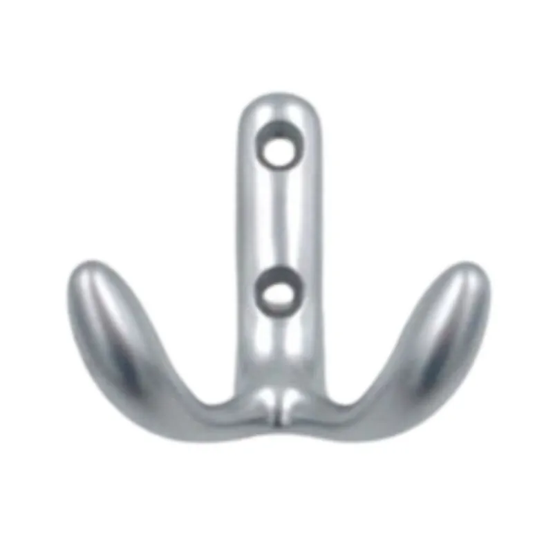 Nieuw Gancio E183 Valli Valli per appenderia, dimensione 56x56x35 mm, Ottone finitura Cromo Satinato