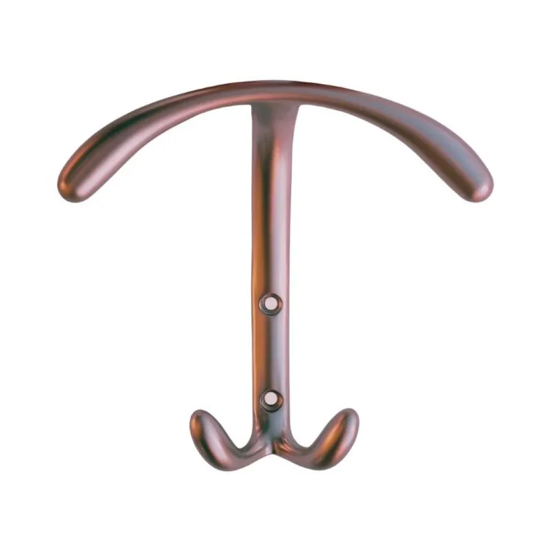 Korting Portabito E 182 Valli e Valli per appenderia, dimensione 125x127x57 mm, Ottone finitura Brunito