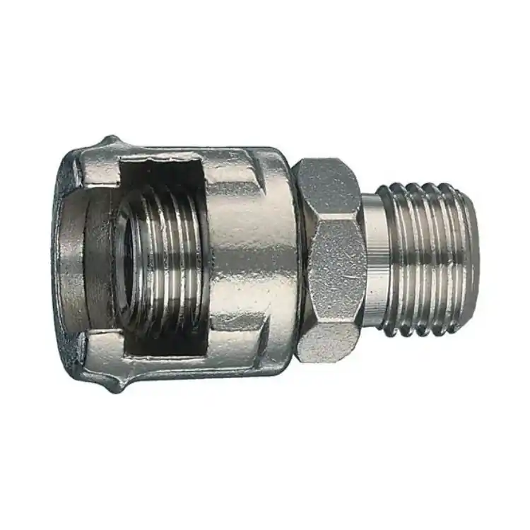 Maschio con dado capettato Walmec per aria compressa, filetto 1/4 pollici, in Acciaio Gratis Retour