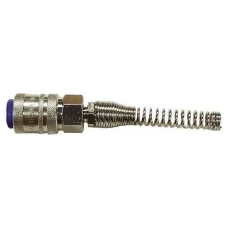 Premium Rubinetto rapido X300 U Walmec per tubo aria, diametri 6-8 mm, con molla, in Acciaio