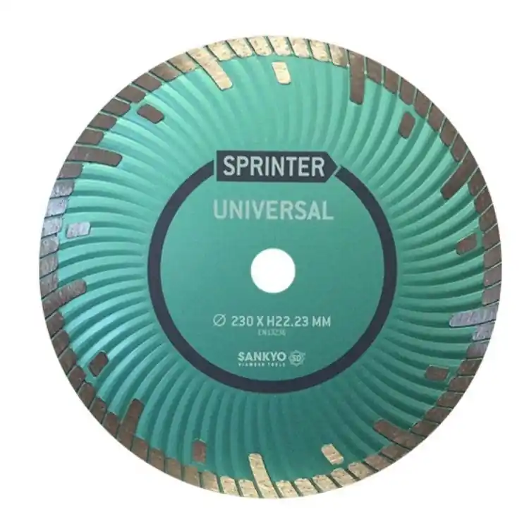 Disco diamantato Sprinter Sankyo per cemento e granito, diametro 230 mm, taglio massimo 2,8 mm Lage Kosten