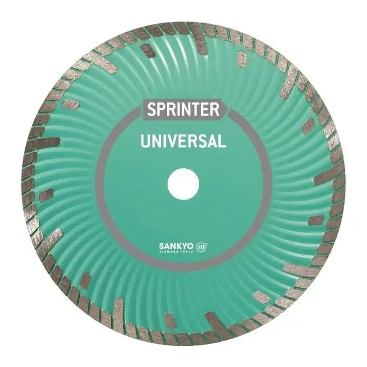 Disco diamantato Sprinter Sankyo per cemento e granito, diametro 115 mm, taglio massimo 2,3 mm Weekendaanbieding