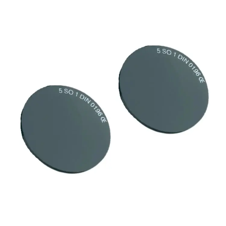 Lenti inattiniche Lux-Lens Sacit per occhiali da saldatura, diametro 50 mm, spessore 3 mm, in Vetro Din 5, colore Verde Gecertificeerd