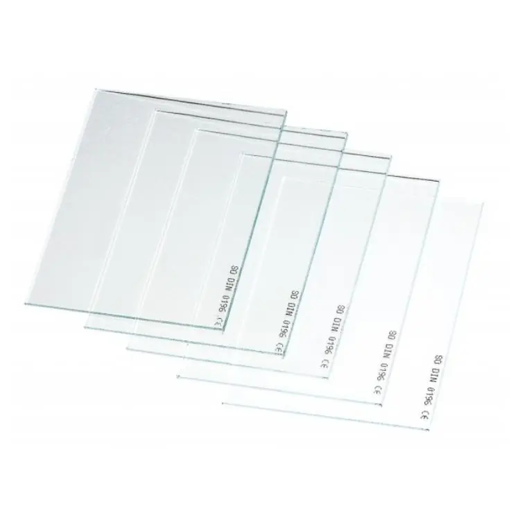 Lastrina piana Lux Clear Sacit per saldatura, dimensioni 75x98 mm, in Vetro Minerale, Trasparente Dagaanbieding