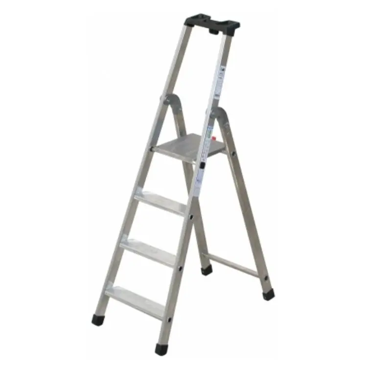 Scala pieghevole Quadra Facal, gradini 4 con pedana, altezza 885 mm, portata 150 Kg, materiale Alluminio Meest Verkocht
