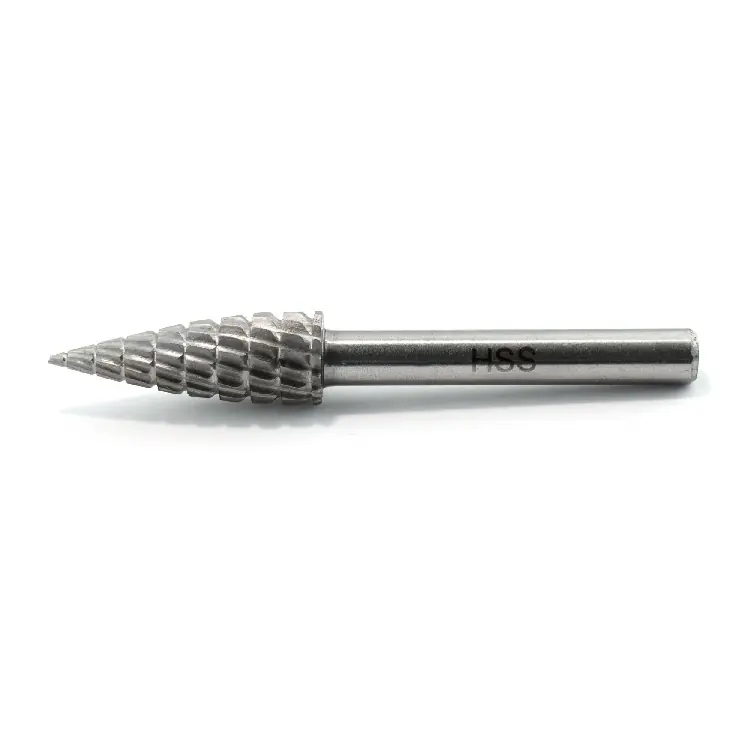 Shop Nu Fresa rotativa ogiva 81-25 Bassoli per metallo, con punta, dimensioni 15x30 mm, materiale HSS