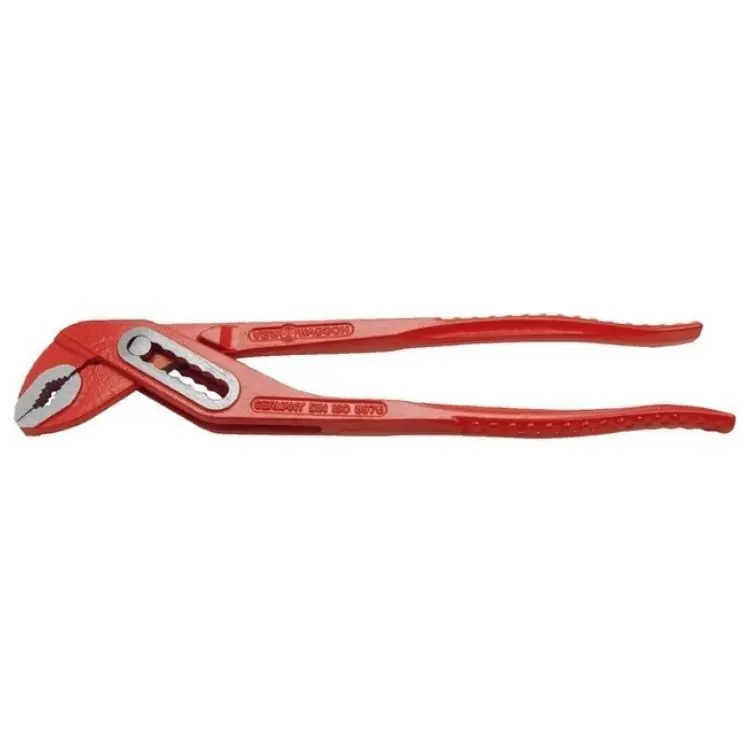 Pinza regolabile Waggon 966/83 Vbw per tubi e dadi, lunghezza 240 mm, in Acciaio al Cromo-Vanadio Veilige Betaling