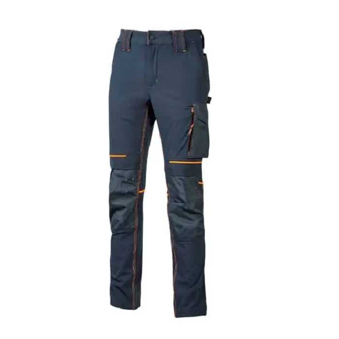 Uitverkoop Pantalone U Power Atom da lavoro, linea Performance, tessuto U 4 Stretch idrorepellente, taglia M, colore Deep Blu