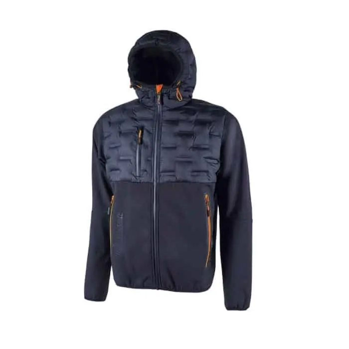 Lage Prijs Giacca U Power Spock da lavoro, linea Future, antivento, idrorepellente, interno nylon e micropile, taglia M, colore Deep Blu