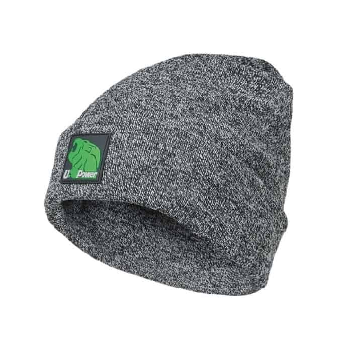 Berretto U Power linea Plus, cuffia a costine invernale, materiale Acrilico, colore Grigio Melange Koop Vandaag