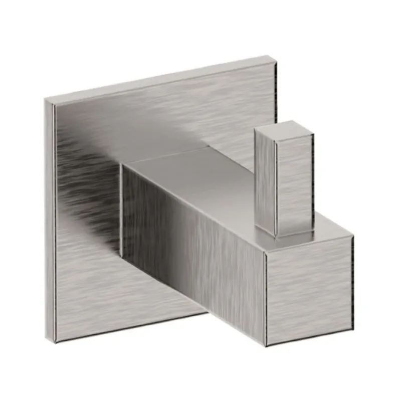 Gancio AQ50PA Reguitti per appenderia e portabiti, dimensione 35x35x42 mm, Acciaio Inox finitura Satinato Nu Kopen