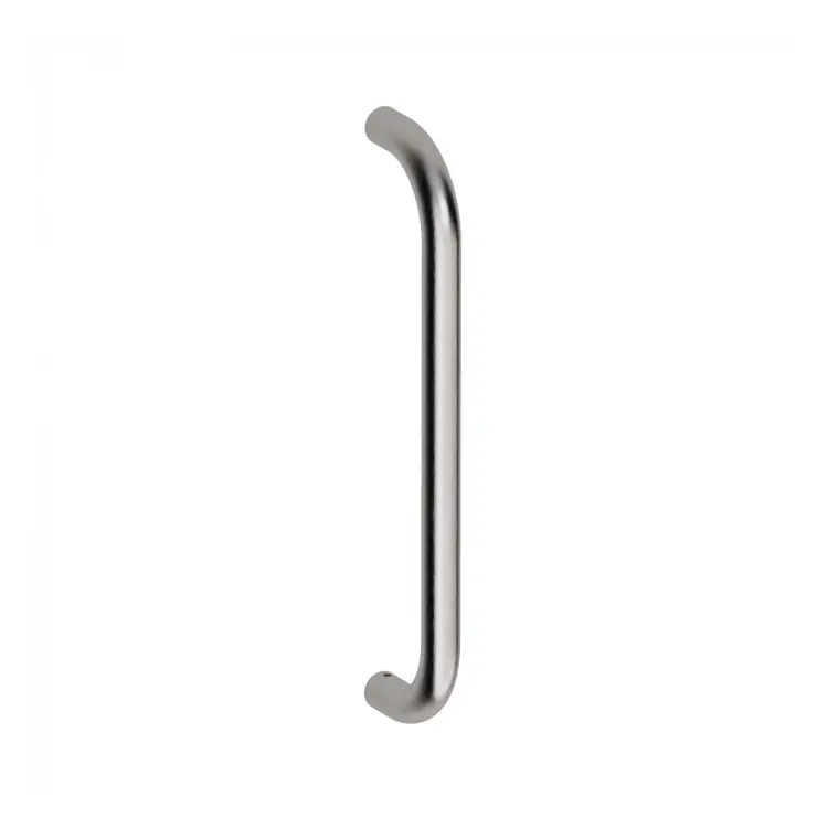 Maniglione Atlanta 3A2 Reguitti per porta, dritto, diametro 20 mm, interasse 200 mm, Acciaio Inox Satinato 304 Snelle Levering