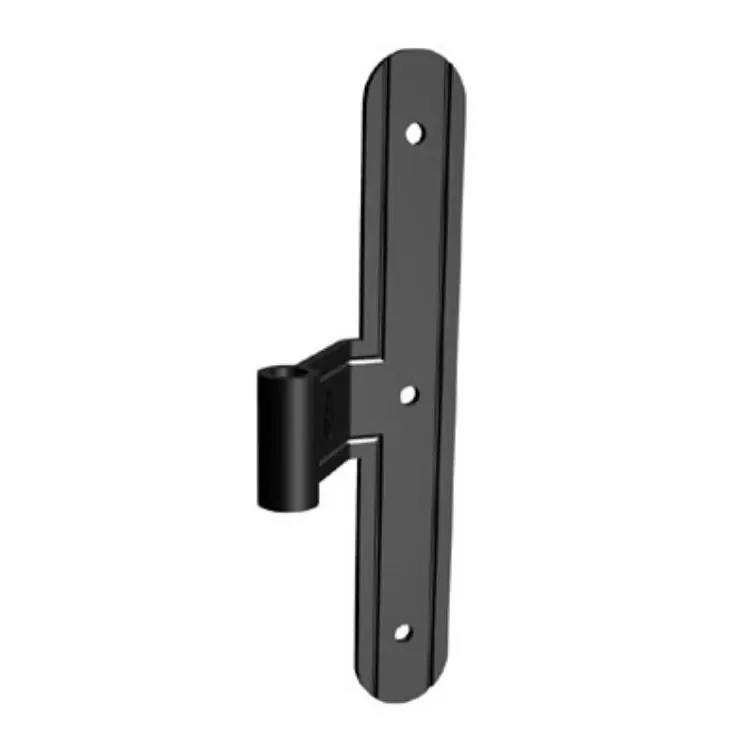 Bandella a T 4-245-10 Tecnostamp per persiana, tonda, diametro 12 mm, occhio centrale e zanca a filo 35 mm, lunghezza 200 mm, finitura Nero Finale Uitverkoop