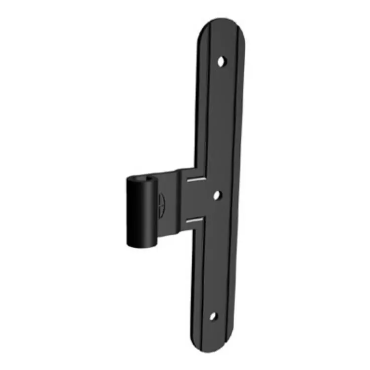 Bandella a T 4-237-15 Tecnostamp per persiana, tonda, diametro 12 mm, occhio laterale e sbalzo 3 mm, lunghezza 200 mm, finitura Nero Veilige Betaling
