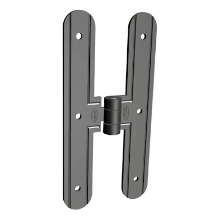 Gereduceerde Prijs Bandella a doppio T 4-200-10 Tecnostamp per persiana, tonda, altezza 200, larghezza 30 mm, finitura Nero
