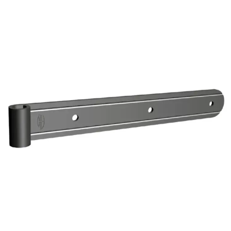 Bandella dritta 4-128-15 Tecnostamp per persiana, tonda, diametro 12 mm, occhio laterale, dimensioni 300x35 mm, finitura Nero Actieprijs