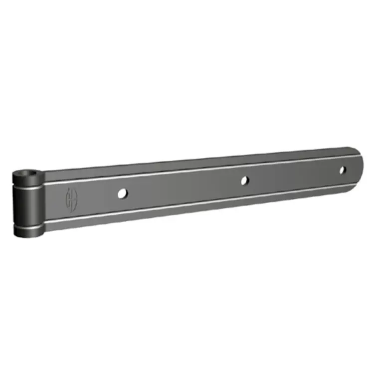 Bandella dritta 4-120-35 Tecnostamp per persiana, tonda, diametro 12 mm, occhio centrale, dimensioni 300x40 mm, finitura Nero Koop Vandaag