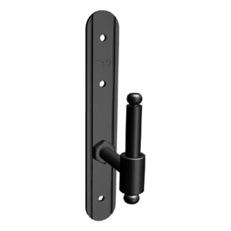 Hoge Kwaliteit Cardine 4-710-15 Tecnostamp per persiana, tondo, su lama regolabile, diametro 12 mm, distanza 33-84 mm, finitura Nero