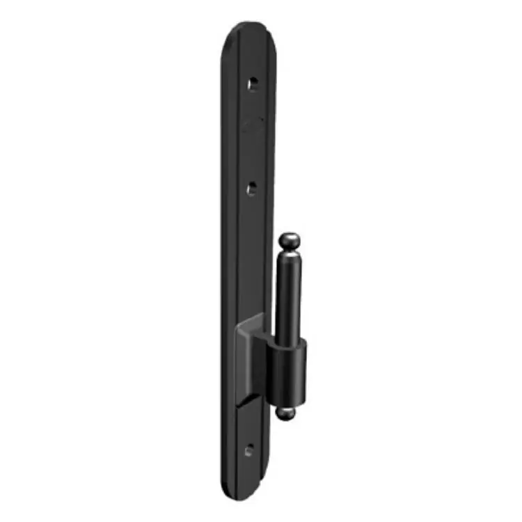 Must-Have Cardine 4-700-30 Tecnostamp per persiana, tondo, su lama, diametro 12 mm, distanza 24 mm, finitura Nero