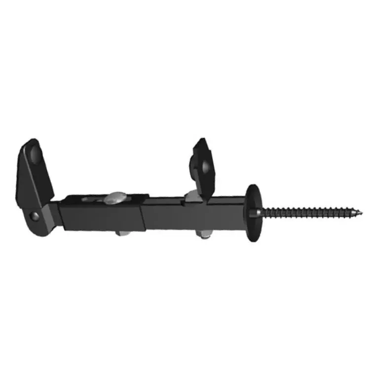 Fermascuro 7-633-05 Tecnostamp per persiana, a doppia regolazione 17-146 mm, vite da 65 mm, finitura Nero Flitsaanbieding
