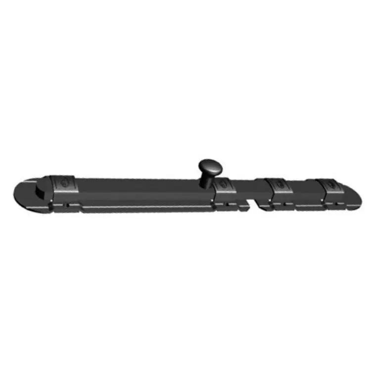 Catenaccio orizzontale 4-510-05 Tecnostamp per persiana, tondo, lunghezza 220 mm, finitura Nero Bestseller