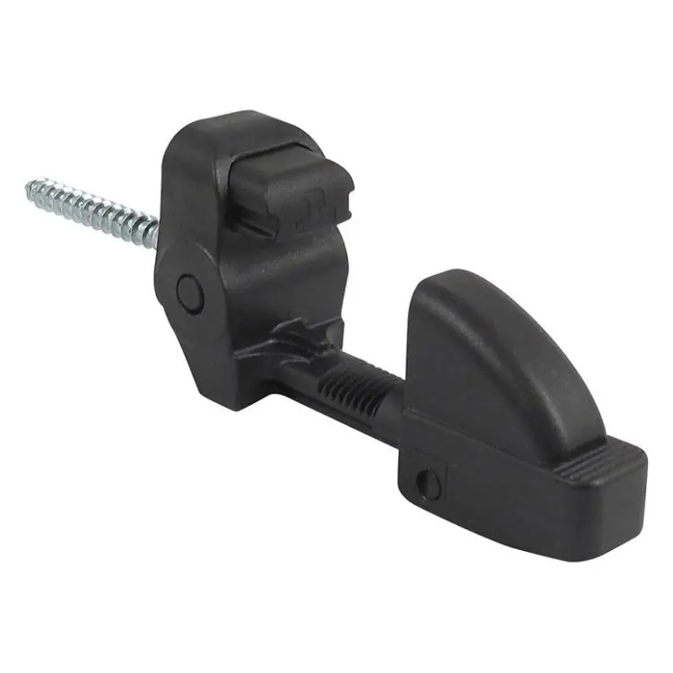 Fermapersiana automatico ACA T1 Torbel, spessore anta 40-62 mm, fissaggio a vite 115 mm, in Nylon, finitura Nero Dagaanbieding