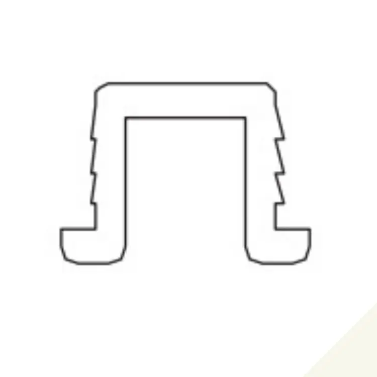 Canalina superiore 730 Terno per Scorribase anta mobile, dimensione incastro 9x10 mm, asta da 3 mt, materiale Pvc Bianco Weekendaanbieding