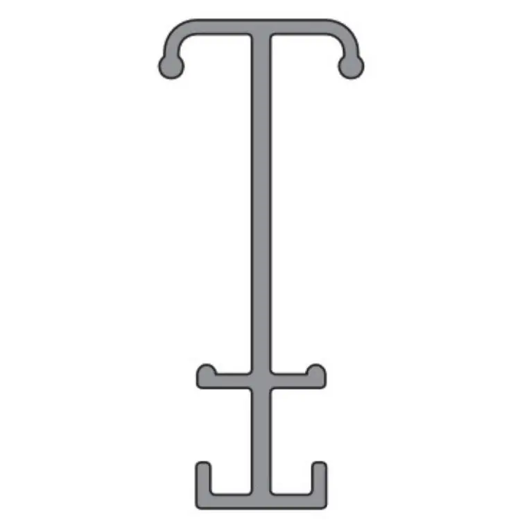 Lage Prijs Supporto distanziale centrale 2330 Terno per binario 1280, cartongesso, Alluminio finitura Argento
