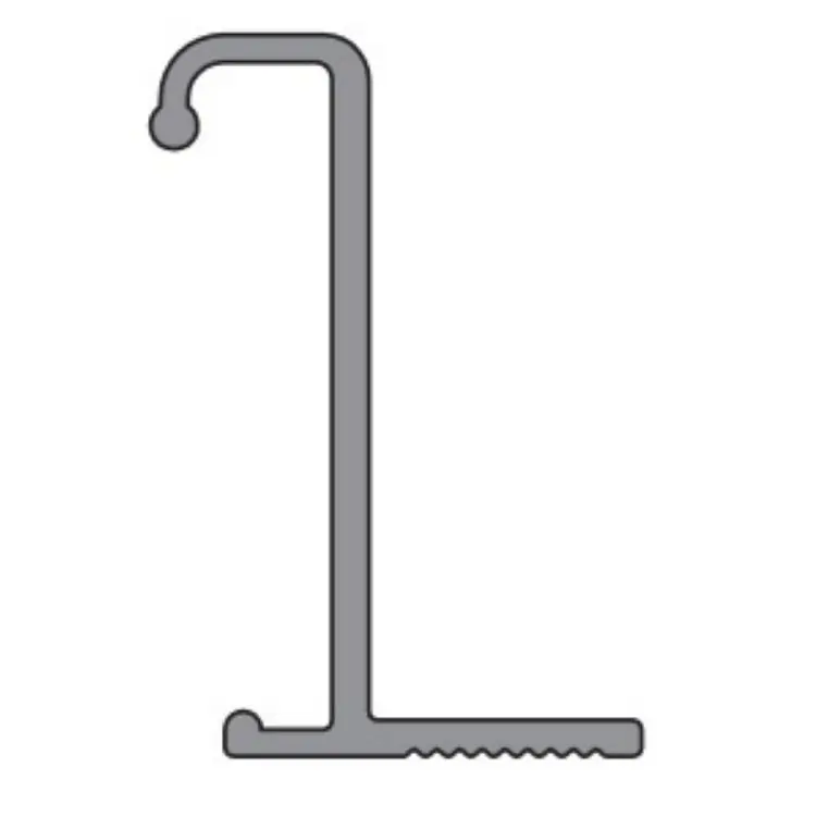 Supporto distanziale laterale 2320 Terno per binario 1280, cartongesso, Alluminio finitura Argento Veilige Betaling