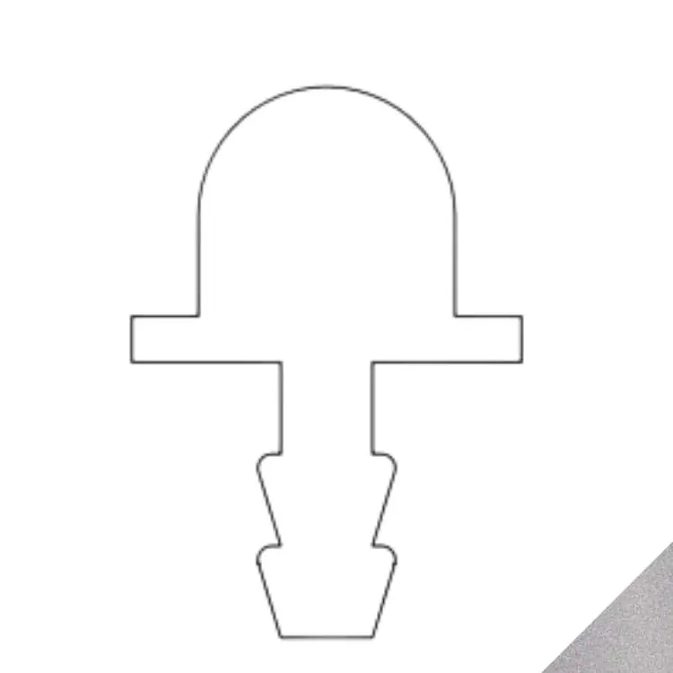 Binario inferiore 620 Terno per Scorribase anta mobile, dimensione incastro 6x3 mm, Alluminio Argento Anodizzato Direct Beschikbaar