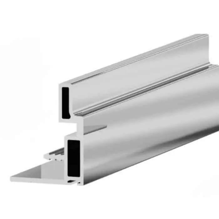 Superprijs Profilo maniglia 2212 Terno per ante scorrevoli da spessore 22-23 mm, altezza 2800 mm, materiale Alluminio Argento Spazzolato