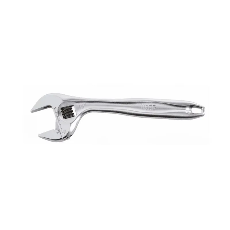 Finale Uitverkoop Chiave a rullino 294 AD Usag per dado e bullone, regolabile, apertura 0-38 mm, lunghezza 250 mm, Acciaio Cromo Vanadio finitura Cromato