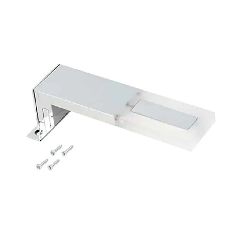 Weekendaanbieding Luce LED Sagitarius Emuca per specchio bagno, larghezza 40 mm, colore Cromato