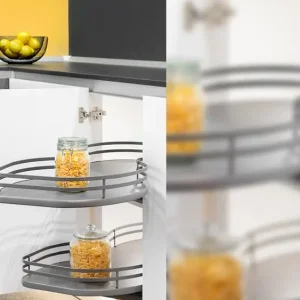 Meest Verkocht Estraibile Huit Emuca, 2 piani, larghezza anta 450 mm Destro, Finitura Antracite