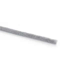 Dagaanbieding Spazzola ferma polvere con adesivo Emuca, per stipite porta, altezza 9 mm, finitura Grigio