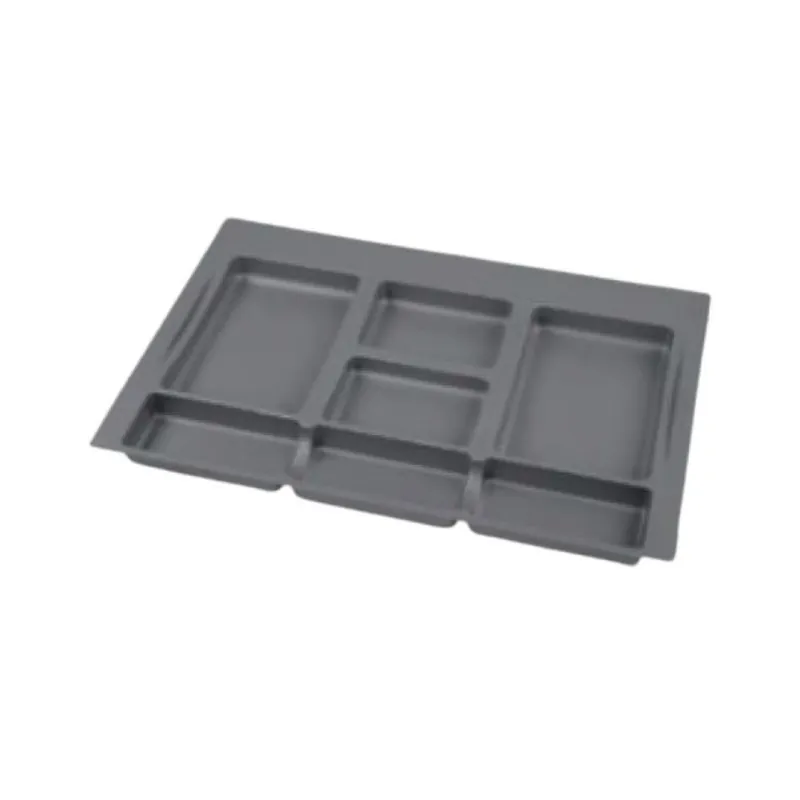 Premium Base contenitore Emuca per portarifiuti da cassetto, modulo 600 mm, per bidoni 1x14 L + 2x 6,5 L