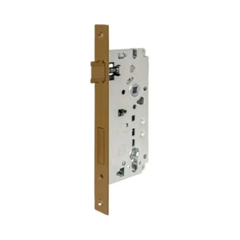 Serratura Sicurezza 2.0 incasso B80852 Agb per portoncini in legno, entrata 40 mm, interasse 85 mm, bordo quadro 238x22 mm, Acciaio finitura Bronzato Verniciato Seizoensaanbieding