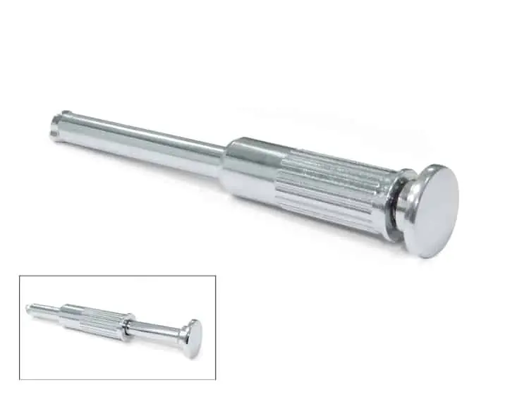 Nu Kopen Appendigruccia estraibile Keeper Emuca 79106.11 per mobile armadio, lunghezza 63 mm, , Metallo finitura Cromo Lucido
