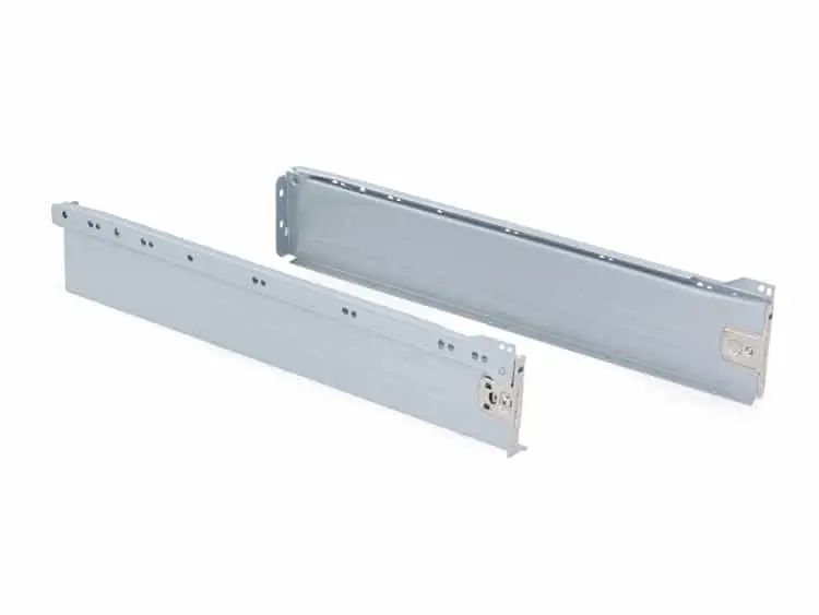 Kit sponde per cassetto Ultrabox, dimensioni 118x400 mm, finitura Alluminio Korting