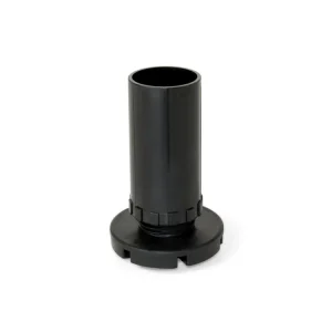 Piede bone per mobili cucina Emuca, altezza 74- 84 mm, in plastica nera Weekendaanbieding