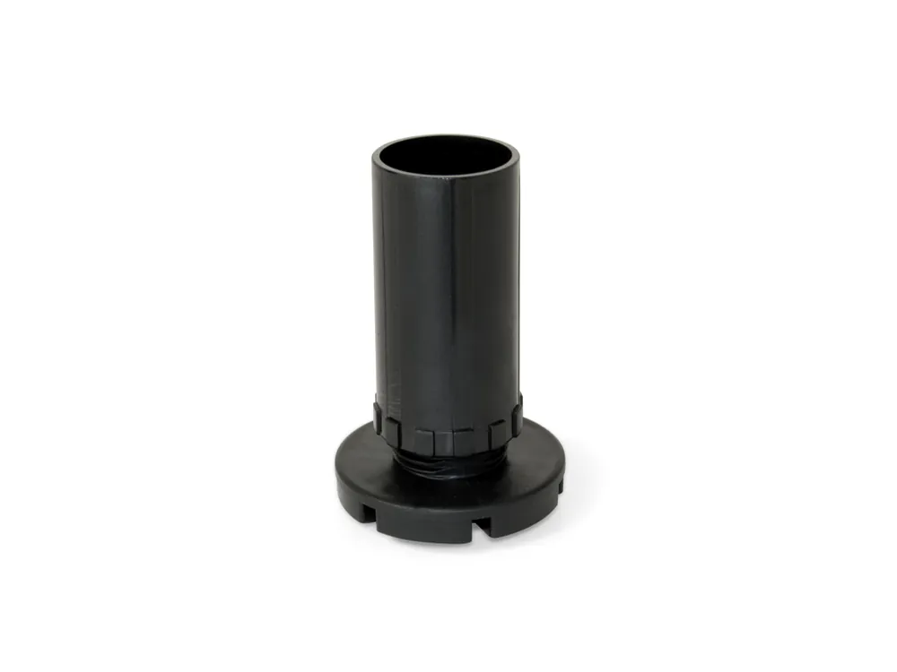 Piede bone per mobili cucina Emuca, altezza 74- 84 mm, in plastica nera Weekendaanbieding