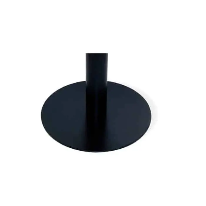 Betrouwbaar Basi per colonna Stay 6 Emuca, base superiore diametro 350 mm + inferiore diametro 600 mm, colore Verniciato Nero