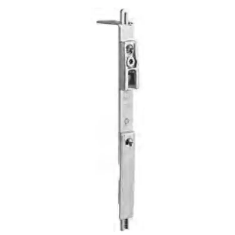 Superprijs Terminale superiore A51570.11.01 Artech AGB per catenaccio passante Euronut con incontro nottolino e puntale, dimensione 126x16, finitura Argento