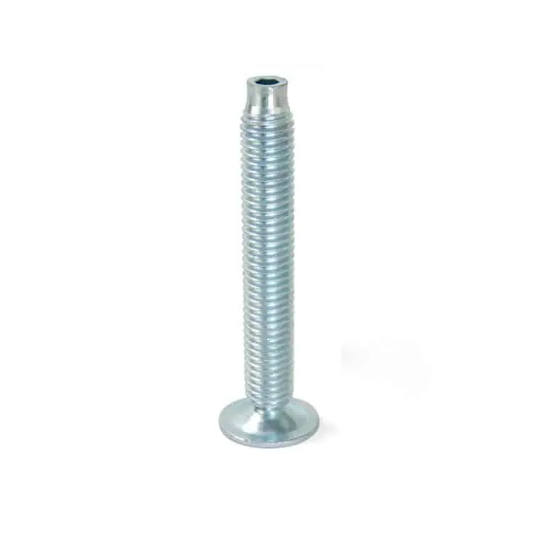 Piedino regolabile M10 circolare diametro 23 zincato bianco Goedkoop